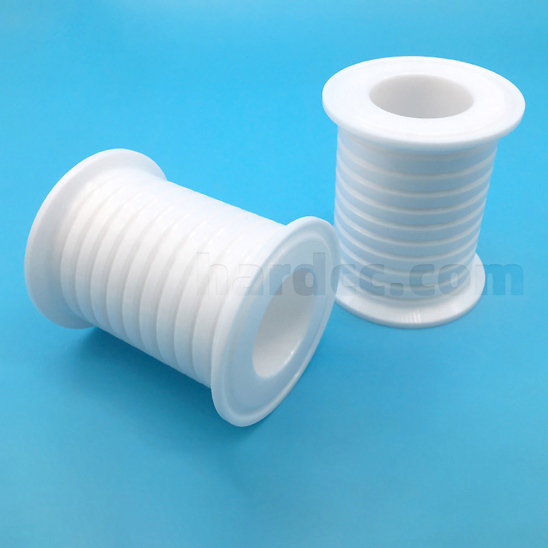 氧化鋯陶瓷隔熱管-耐高溫工業(yè)陶瓷側(cè)面圖