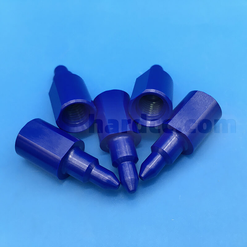 藍色氧化鋯陶瓷焊接定位銷